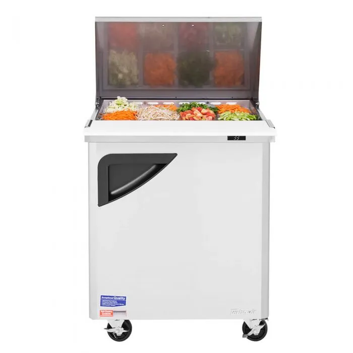 Turbo Air - TST-28SD-12-N. Commercial Prep Table Super Deluxe mega top unit. One-section