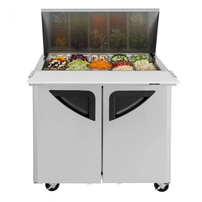 Turbo Air - TST-36SD-15-N6. Commercial Super Deluxe sandwich/salad unit. Two-section