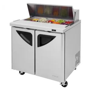 Turbo Air - TST-36SD-N6. Commercial Super Deluxe sandwich/salad unit. Two-sectio