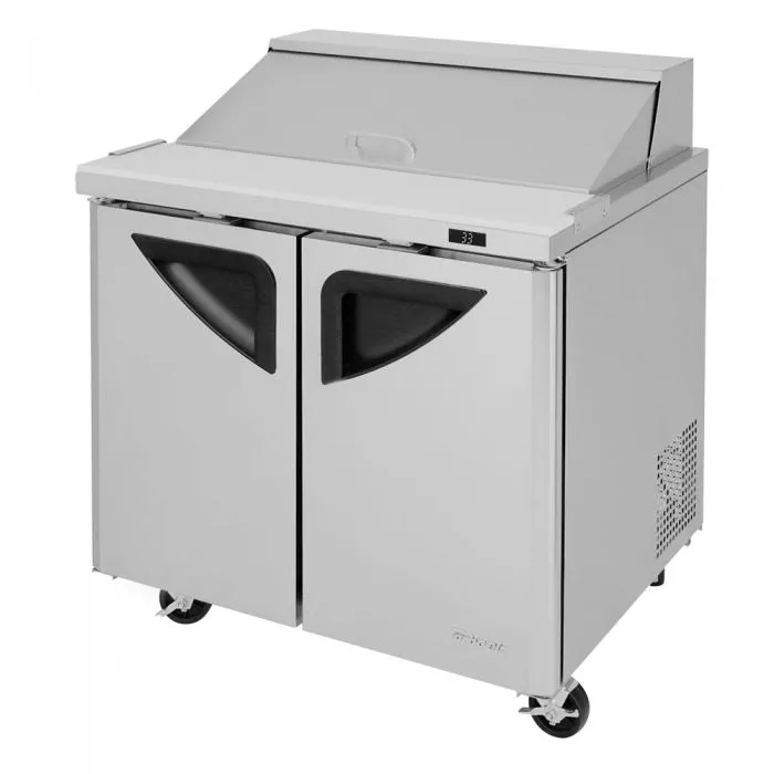 Turbo Air - TST-36SD-N6. Commercial Super Deluxe sandwich/salad unit. Two-sectio