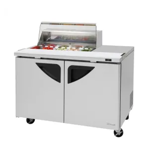 Turbo Air - TST-48SD-08S-N-CL. Commercial Super Deluxe Series. Sandwich/Salad Prep   Work Station