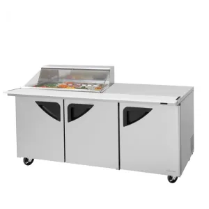 Turbo Air - TST-72SD-15M-N-CL. Commercial Super Deluxe Series. Mega-Top Sandwich/Salad Prep Table   Work Station