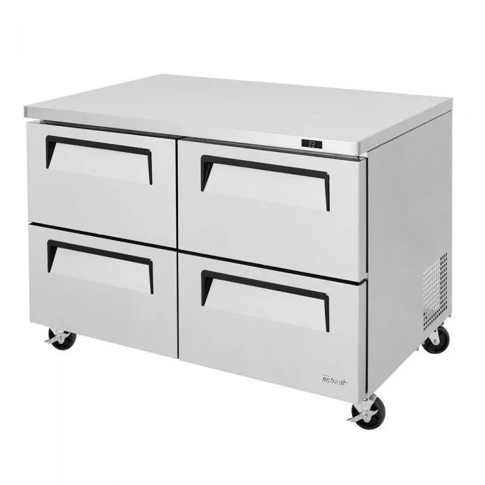 Turbo Air - TUR-48SD-D4-N. 4 Drawers Undercounter Refrigerator
