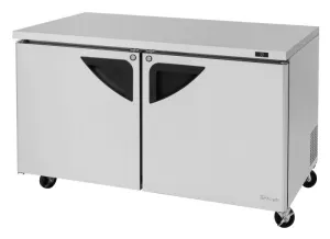 Turbo Air - TUR-60SD-N. 2 Solid Doors Undercounter Refrigerator