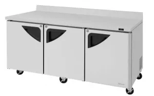 Turbo Air - TWR-72SD-N. 3 Solid Doors Worktop Refrigerator