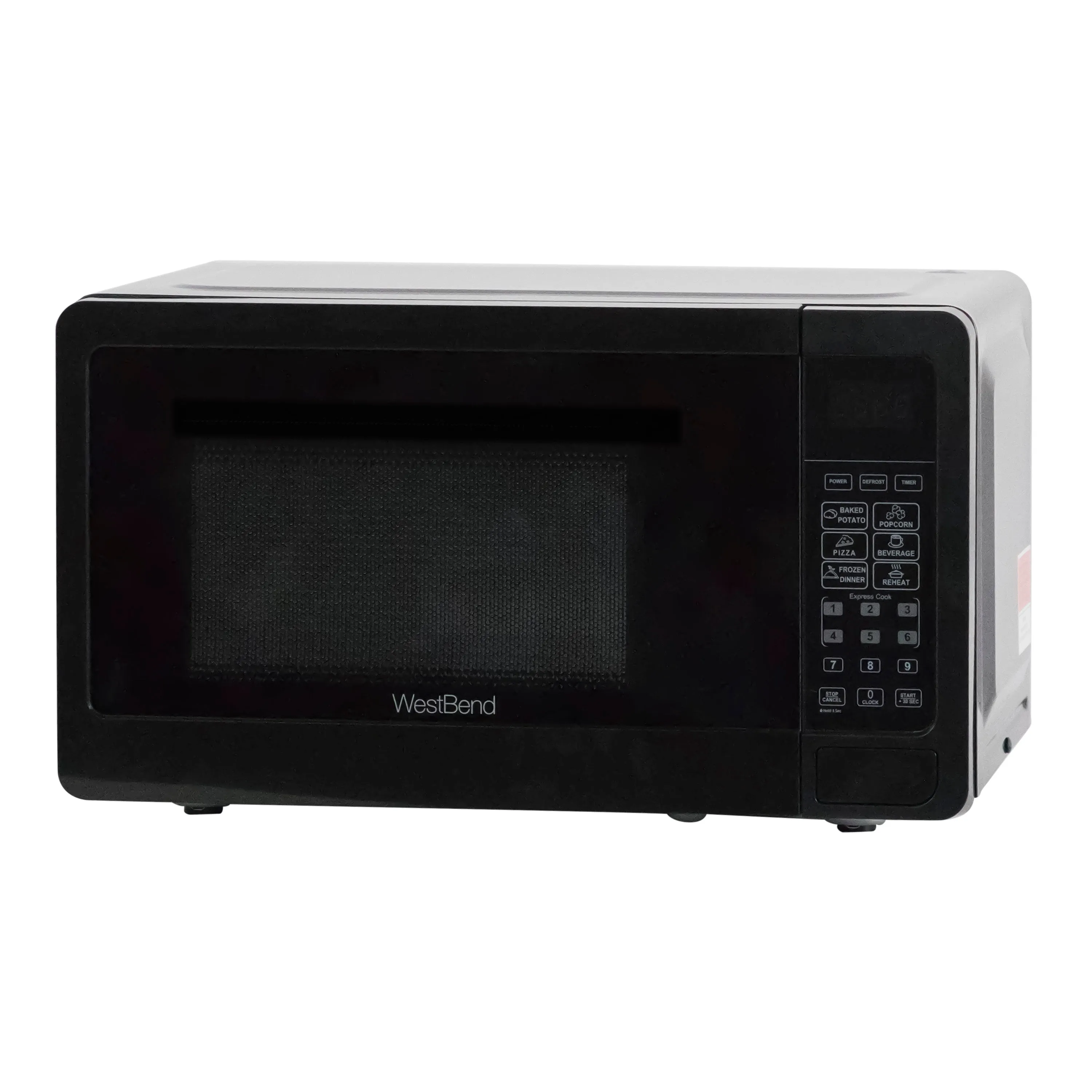 West Bend - WBMW71B. West Bend 0.7 cu. ft. Microwave Oven. in Black