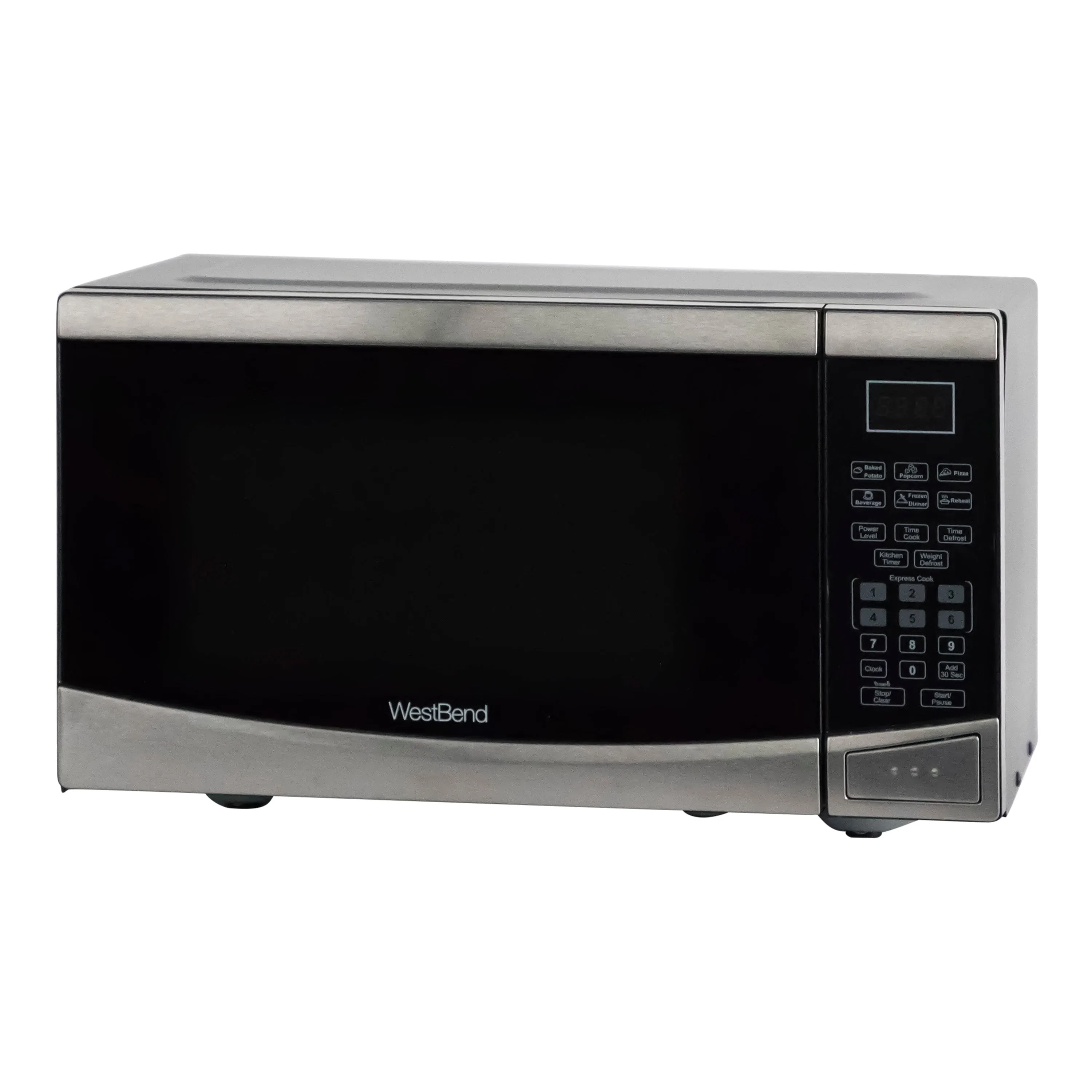 West Bend - WBMW92S. West Bend 0.9 cu. ft. Microwave Oven. in Stainless Steel